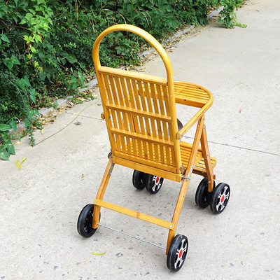 夏季婴儿手推车超轻便携折叠竹子车宝宝餐椅四轮简易儿童车