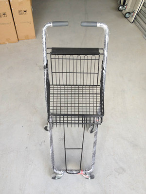 购物车手推车带篮子提篮车超市购物篮手推车开口扶手上海