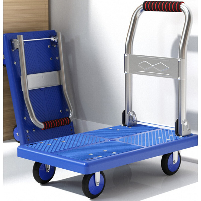 多功能折叠搬运车 工地仓库的静音运输能手