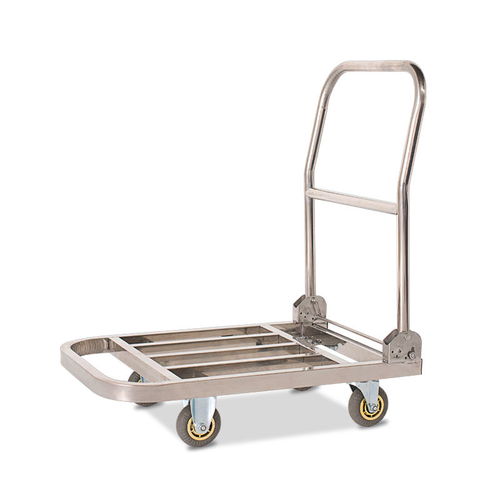 托士达不锈钢方管手推车 折叠静音，搬运得力好帮手